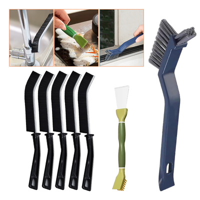 7pcs Plastik banyo zemin fırçası sert fırçalı yarık zemin temizlik fırçası
