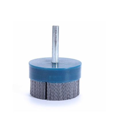 Parlatma ve Taşlama için Endüstriyel Çapak Alma Aşındırıcı Filament Turbo Disk Fırça