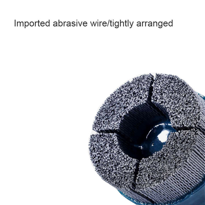 Parlatma ve Taşlama için Endüstriyel Çapak Alma Aşındırıcı Filament Turbo Disk Fırça