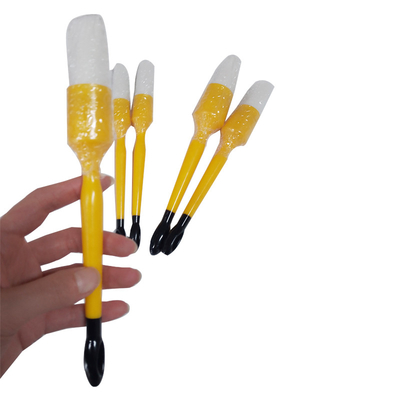PBT Beyaz Plastik Saç İç Temizlik Araç Detaylı Fırça 5 PCS Set