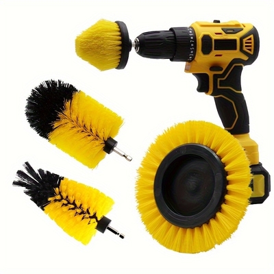 Fabrika Tedarikleri 4pcs Dill Temizlik Fırçası Tile Fırçası Drill Scrub Fırçası
