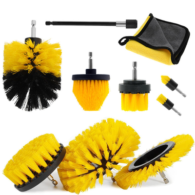 10pcs Temizlik Fırçası Fırça Bağlantı Seti Ev Fırçası Fırçası Kit Mutfak