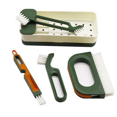 Mutfak Temizliği İçin Çok Fonksiyonlu Çatlak Fırça 4-In-1 Set Çatlak Fırça
