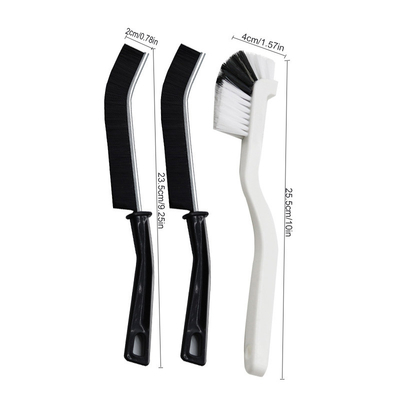 Çok fonksiyonel temizlik aracı için 4pcs yarık fırçası