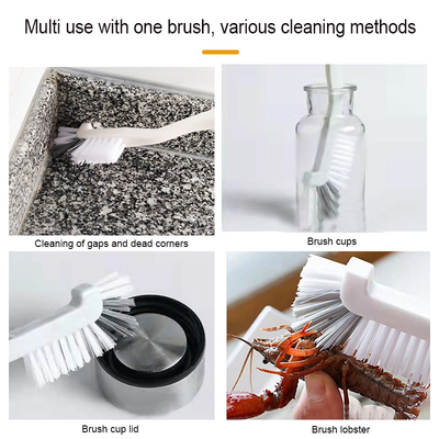 Çok fonksiyonel temizlik aracı için 4pcs yarık fırçası
