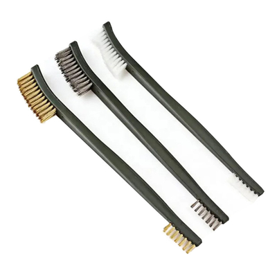 Bakır Tel Seti Pas Metal Temizlik Kits Nylon fırça seti