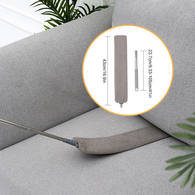 Teleskopik direği uzatma Tavan temiz yıkanabilir mikrofiber tüylü toz