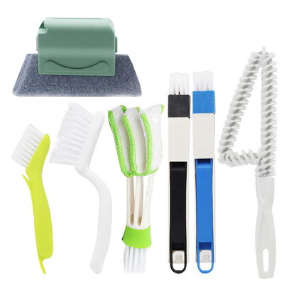 7pcs Çok fonksiyonel Pencere Temizleme Fırçası Temizleme Yastığı Ev Temizlik Araçları