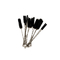 Siyah Paslanmaz Çelik Uzun Tel Fırça Boru Temizleyici Pamuklu Naylon 20.5cm